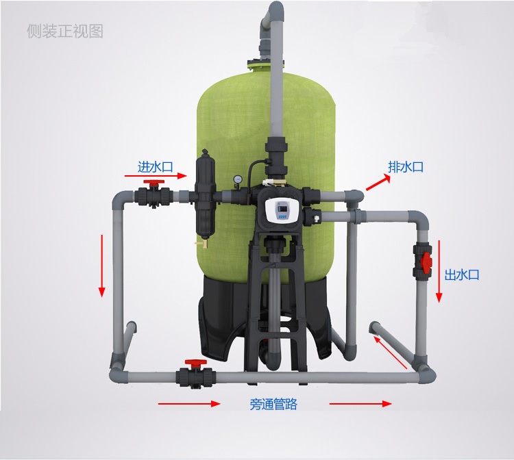 玻璃鋼過濾器-側(cè)面正視圖.jpg